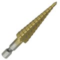 K-Tool International Step Drill Bit, 1/8"-1/2" KTI71235